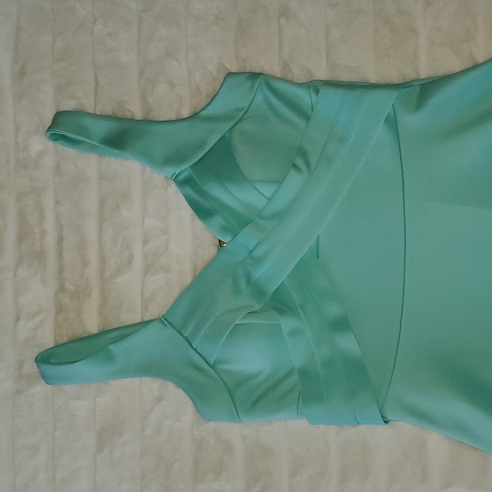 NEW semi-formal teal dress
